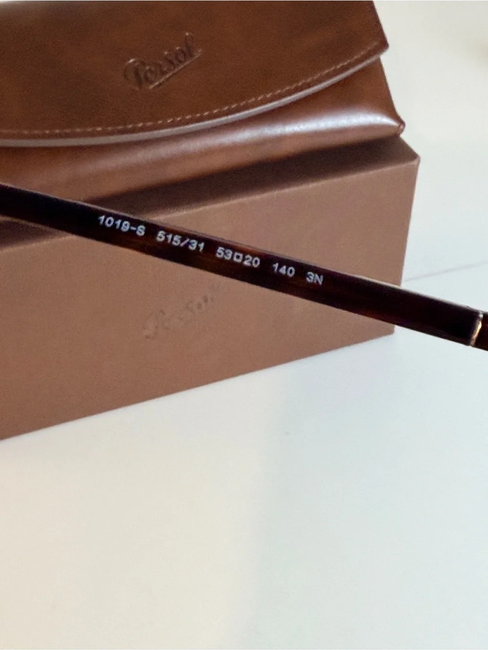 Persol Gold Round Sunglasses Havana